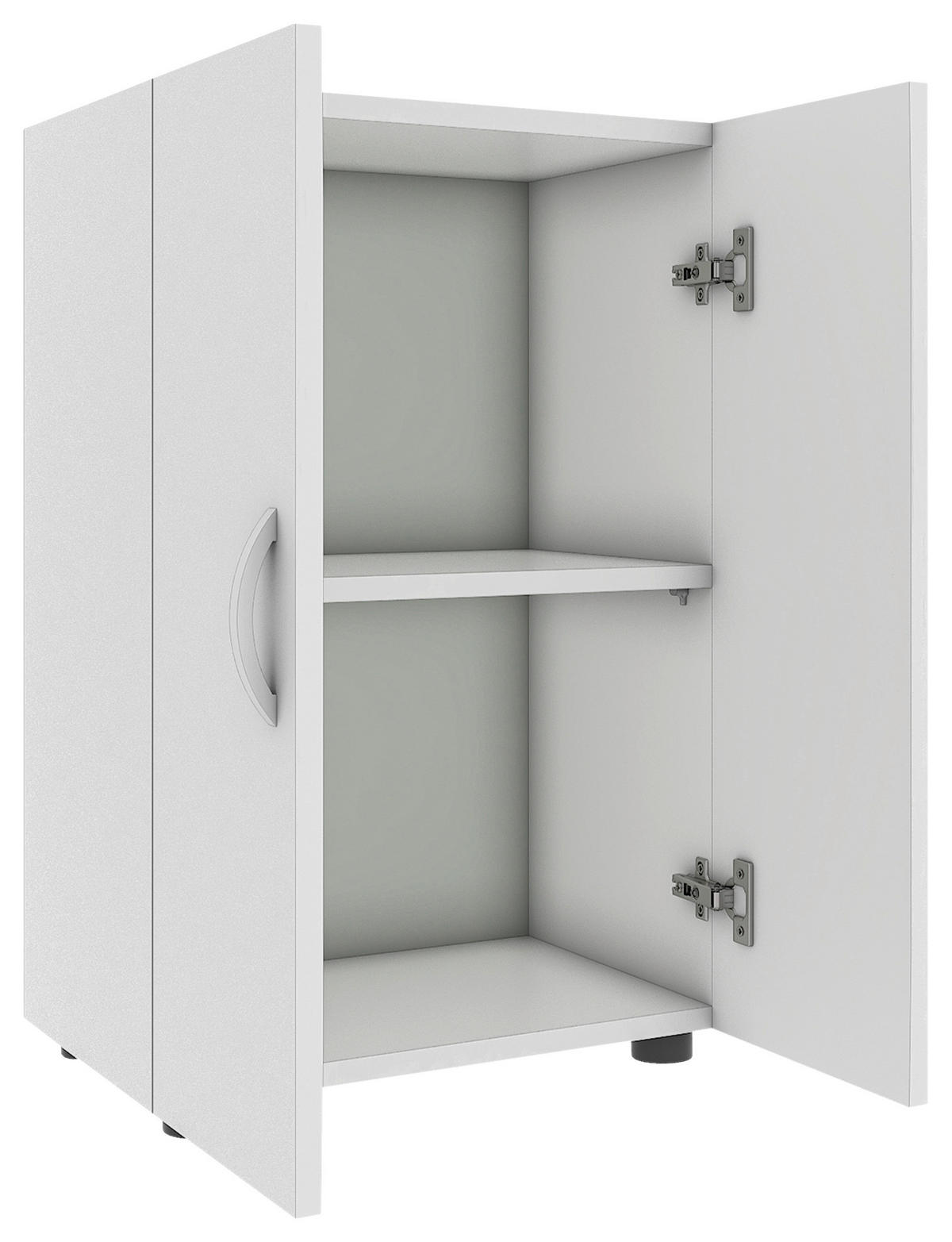 AKTENSCHRANK Weiß  - Weiß, MODERN, Holzwerkstoff (49/74/34cm) - MID.YOU