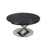 COUCHTISCH in Metall, Keramik 80-28/40/80 cm  - Chromfarben/Anthrazit, Basics, Keramik/Metall (80-28/40/80cm) - Naos