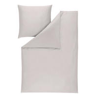 BETTWÄSCHE Atelier Makosatin 140/200 cm  - Platinfarben, Basics, Textil (140/200cm) - Estella