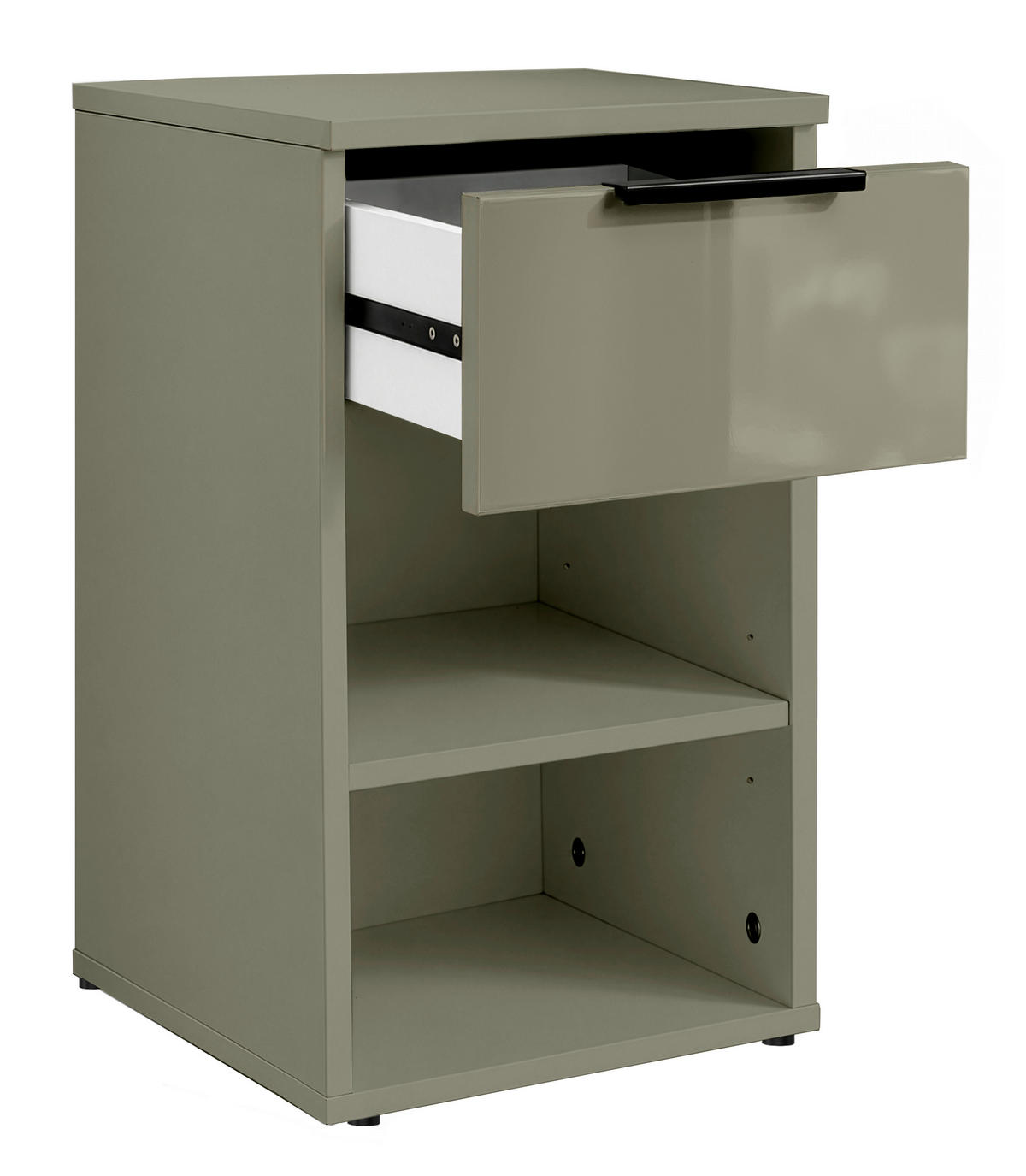 NOĆNI STOČIĆ žalfijazelena  - žalfijazelena/crna, Moderno, metal/pločasti materijal (30/56/35cm) - Ti'me