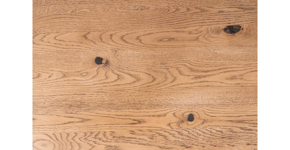 COUCHTISCH in Holz 120/70/40 cm - Eichefarben/Schwarz, Design, Holz/Metall (120/70/40cm) - Novel