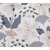 SESSELAUFLAGENSET in Beige, Blau Floral  - Blau/Beige, Design, Textil (50/6/108cm)