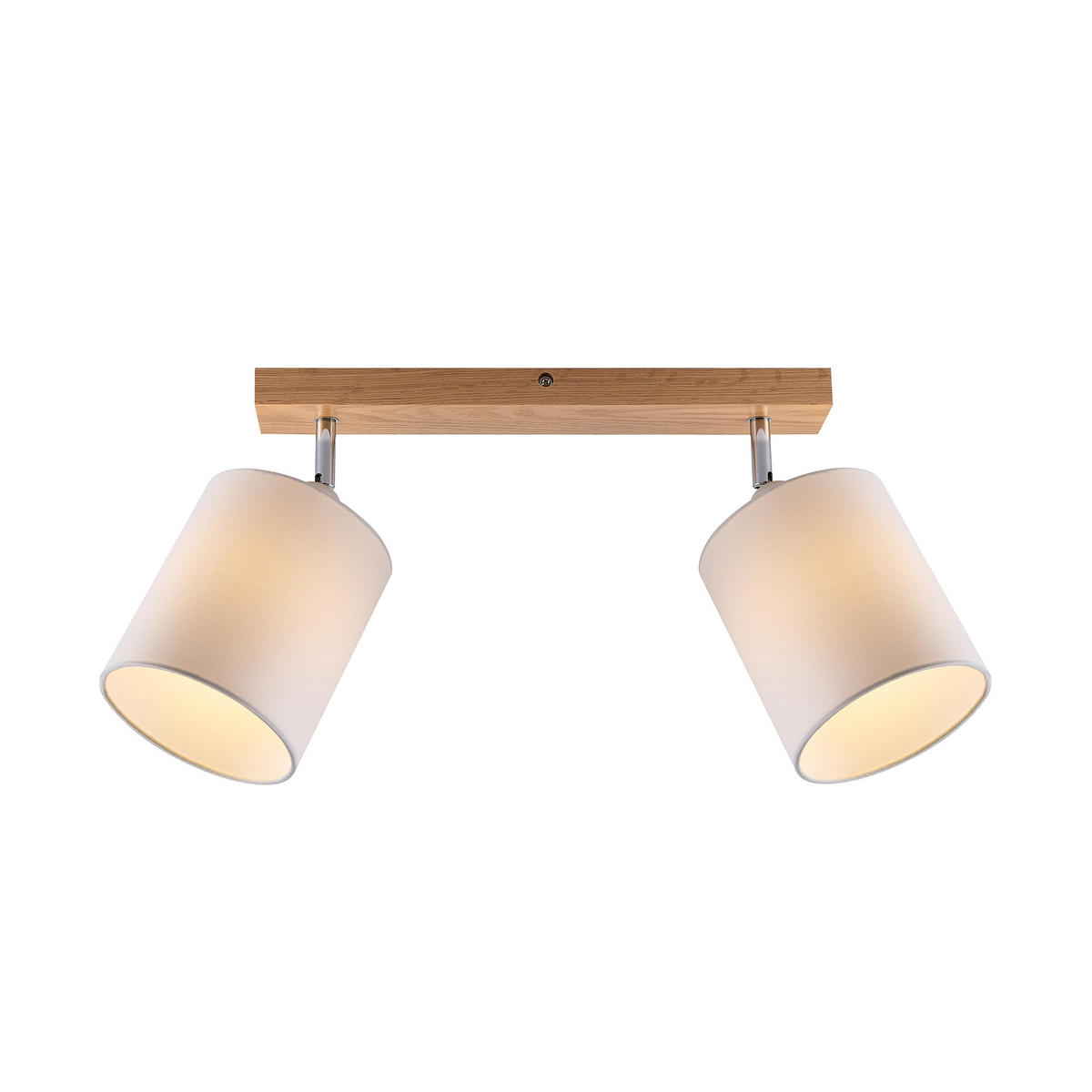 STRAHLER Sofia 66/38/25 cm  - Weiß, Natur, Holz/Textil (66/38/25cm) - Marama