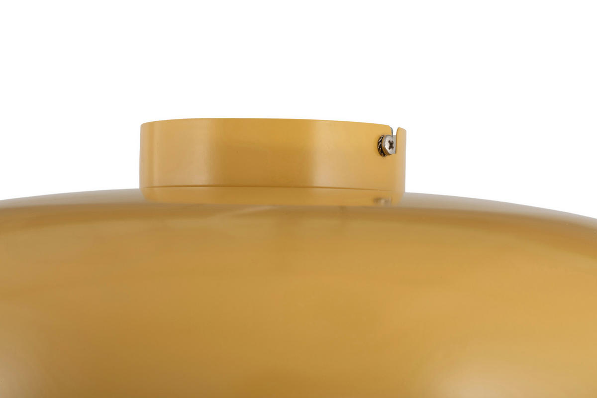 DECKENLEUCHTE 35/17.5 cm   - Braun, Design, Kunststoff/Metall (35/17.5cm) - Collet's Monde