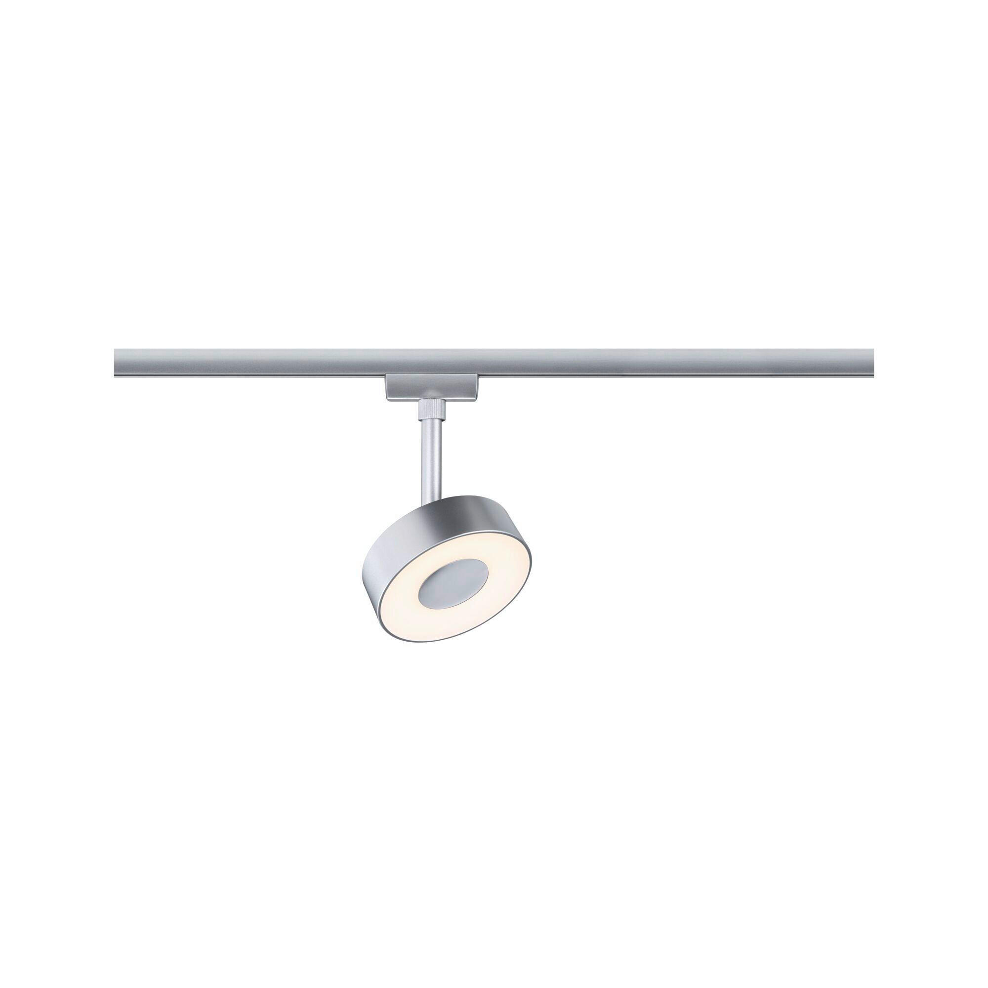 SCHIENENSYSTEM-STRAHLER 9,8/15,4/5,0 cm   - Chromfarben, Basics, Kunststoff/Metall (9,8/15,4/5,0cm) - Paulmann