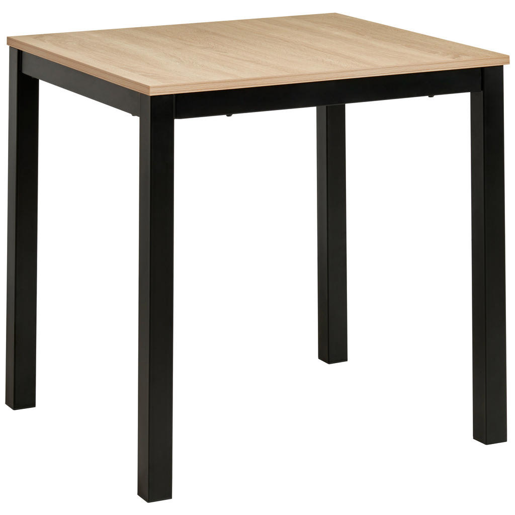 MID.YOU JÍDELNÍ STŮL, černá, Sonoma dub, 80-120/76/70 cm