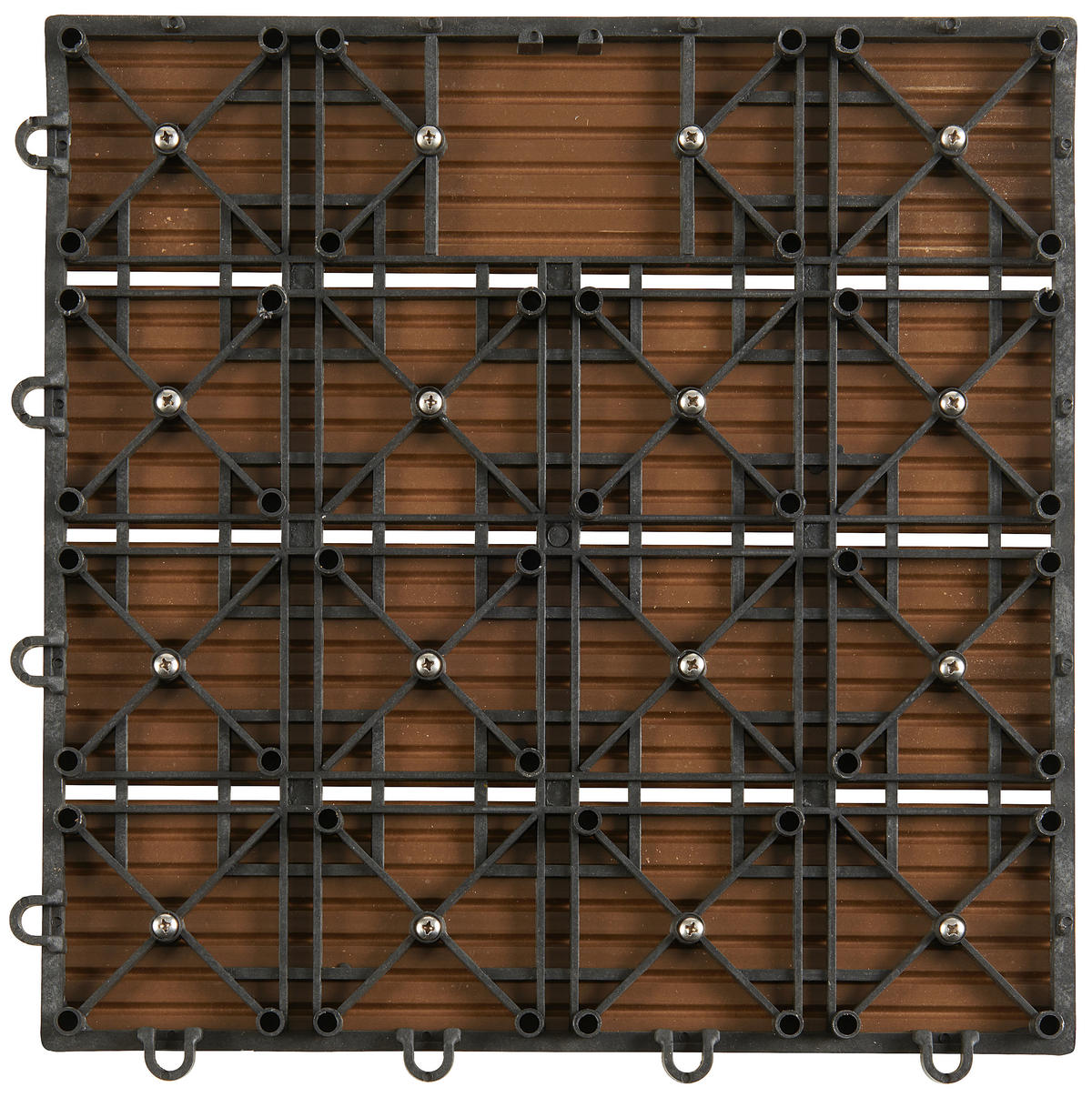 TERRASSENFLIESE Gelb 11 Stück  - Gelb, Basics, Holzwerkstoff/Kunststoff (30/30/2,4cm) - Ambia Garden