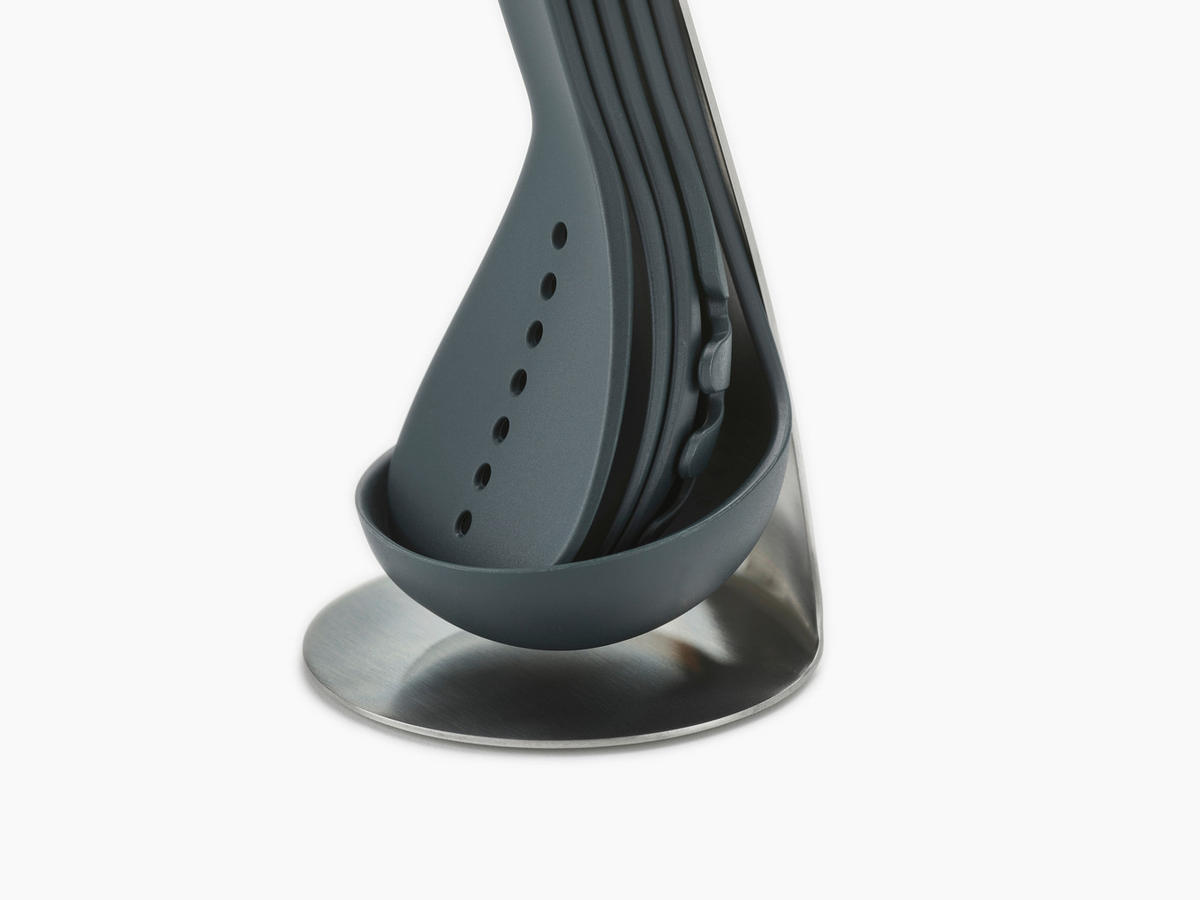 KÜCHENHELFERSET Nest  - Grau, Basics, Kunststoff/Metall (12/12/33,5cm) - Joseph Joseph