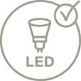 LED-STRAHLER 14/15,5/8 cm - Alufarben/Nickelfarben, Basics, Kunststoff/Metall (14/15,5/8cm) - Novel