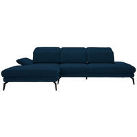 HÖRNSOFFA i flatväv mörkblå  - svart/mörkblå, Design, metall/textil (180/289cm) - MID.YOU
