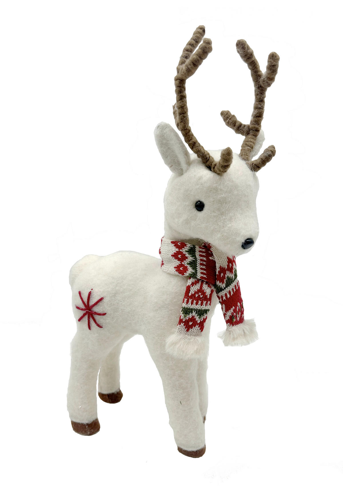 Căprioară Decorativă - crem, Lifestyle, plastic/textil (23/12/41cm) - X-Mas