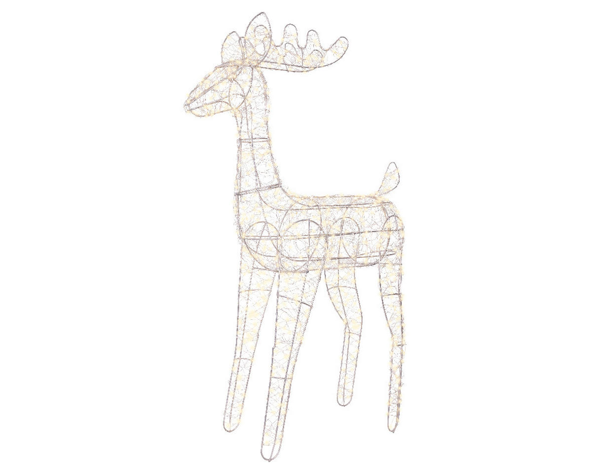 LED-DEKOLEUCHTE  - Silberfarben, KONVENTIONELL, Metall (21,00/53,00/85,00cm)