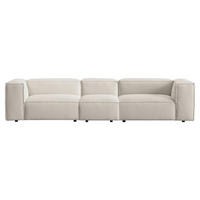 SOFFA i svart, beige  - beige/svart, Basics, trä/textil (317/65/97cm) - Niels Andersson
