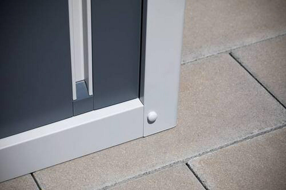 GERÄTESCHRANK 90/187/172 cm  - Anthrazit/Grau, Basics, Metall (90/187/172cm)