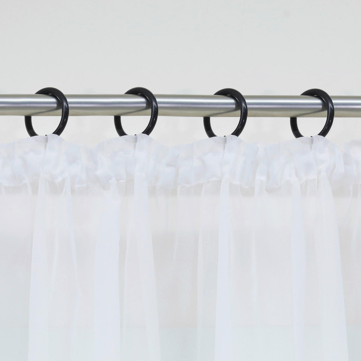 KURZGARDINE   300/120 cm   - Transparent, Basics, Textil (300/120cm) - Joyswahl