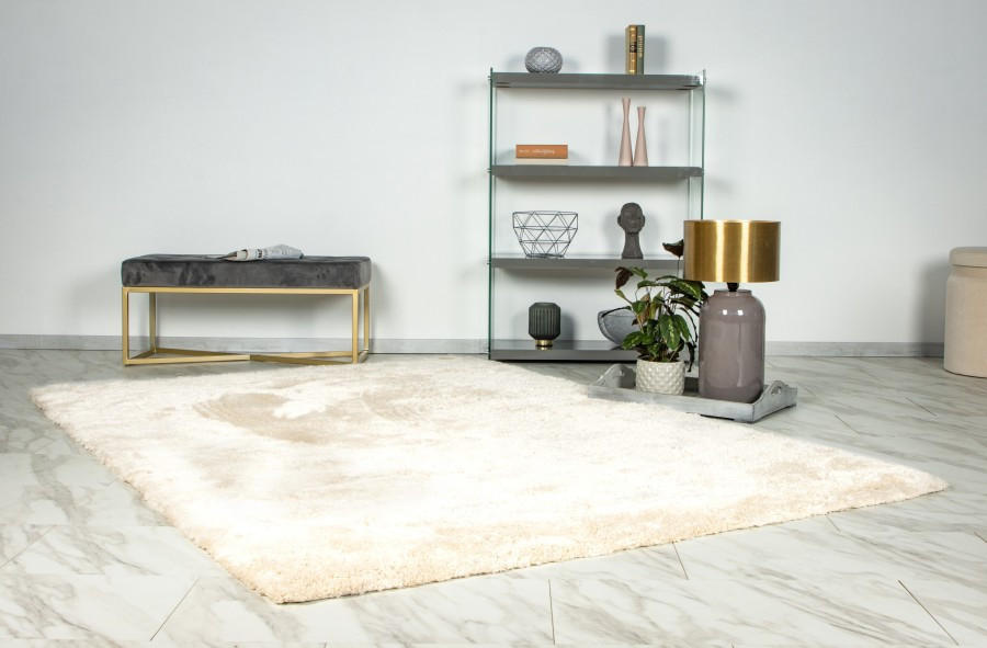 KOSMATINEC Glamour  120/170 cm  tkano  krem barve  - krem barve, Basics, tekstil (120/170cm)