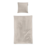 BETTWÄSCHE Makosatin 155/200 cm  - Naturfarben, KONVENTIONELL, Textil (155/200cm) - Irisette