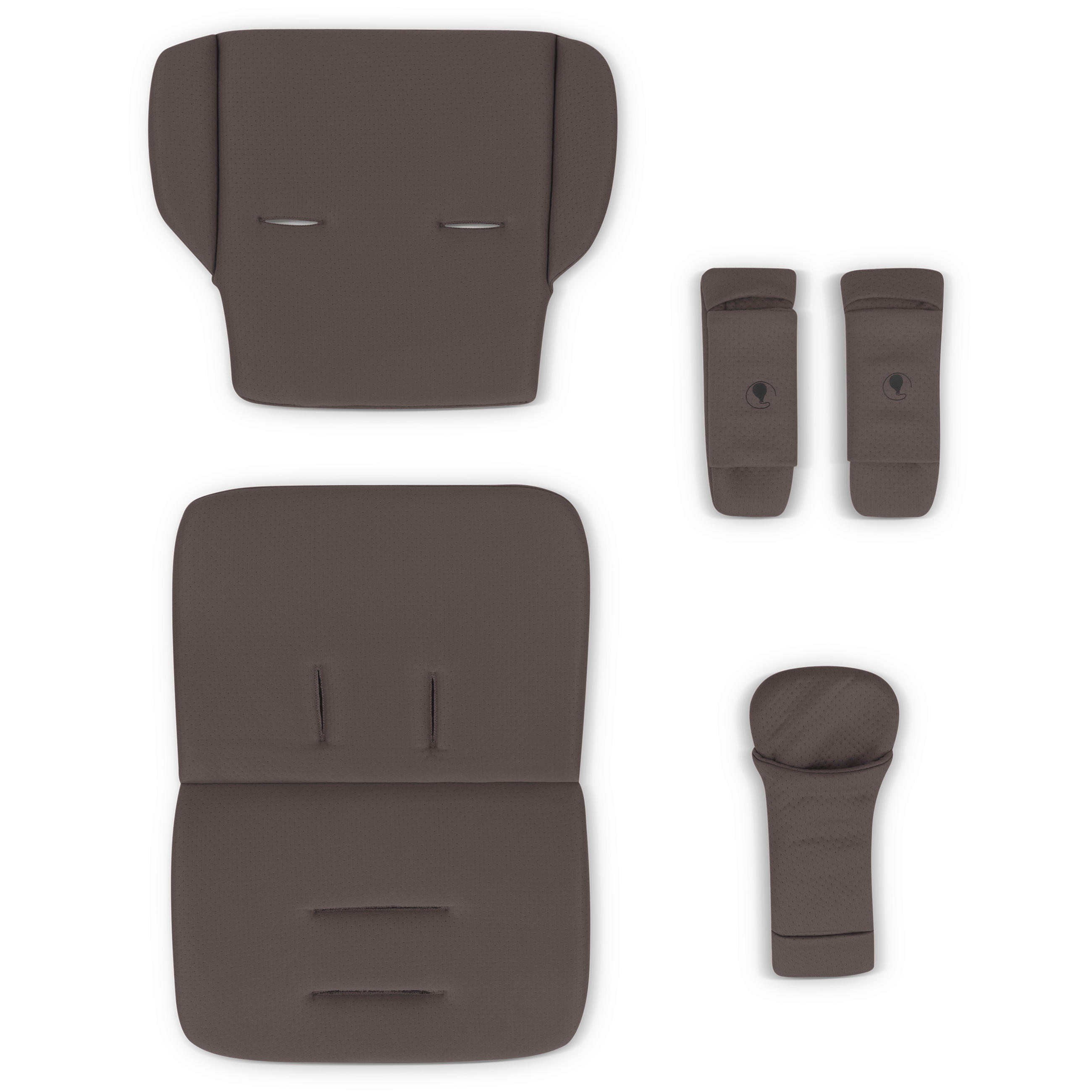 KINDERWAGENEINLAGE - Dunkelbraun, Basics (31,5/27/6,5cm) - ABC Design