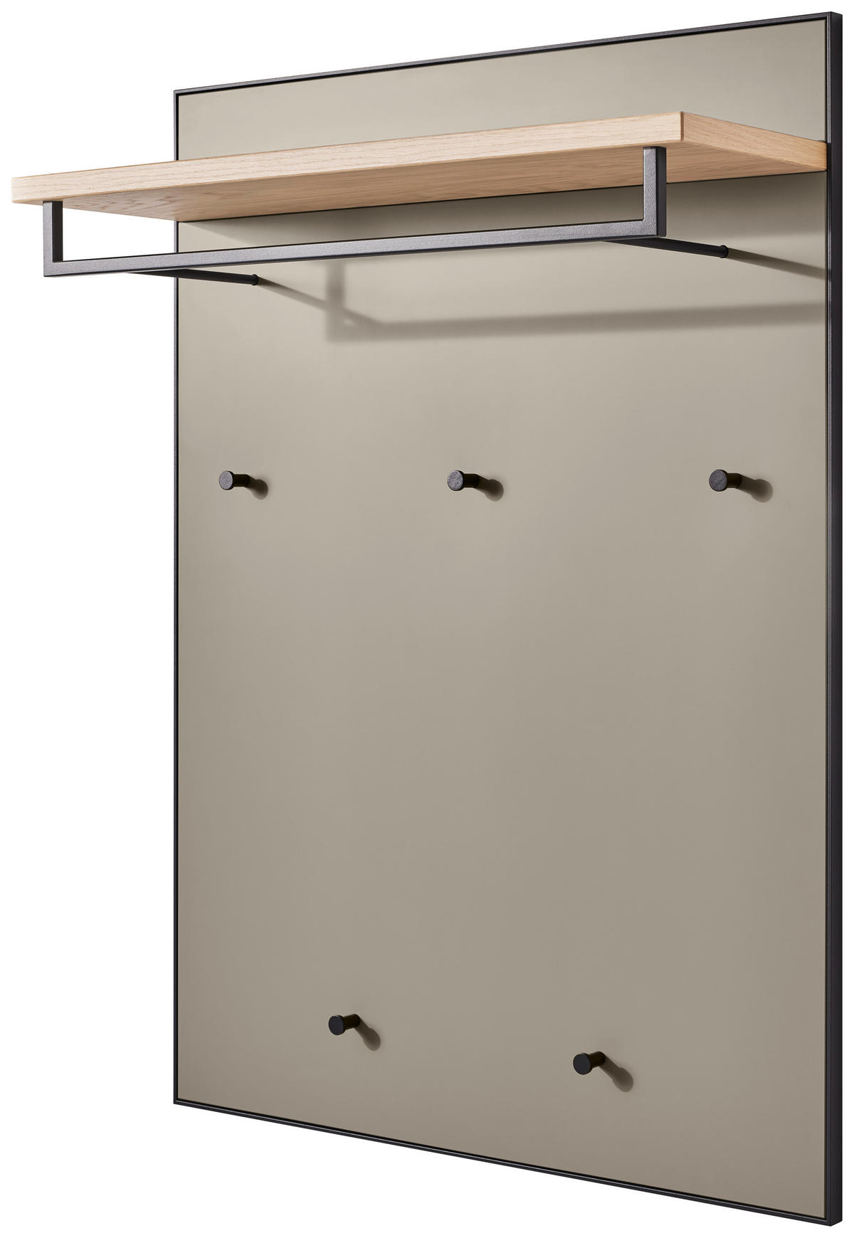 GARDEROBENPANEEL  in 80/109/27 cm  - Fango/Eichefarben, Design, Holzwerkstoff (80/109/27cm) - Dieter Knoll