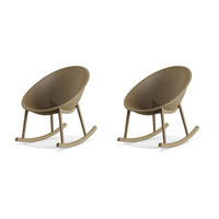 GARTENSCHAUKELSTUHL Sandfarben  - Sandfarben, MODERN, Kunststoff (66/80/83cm)