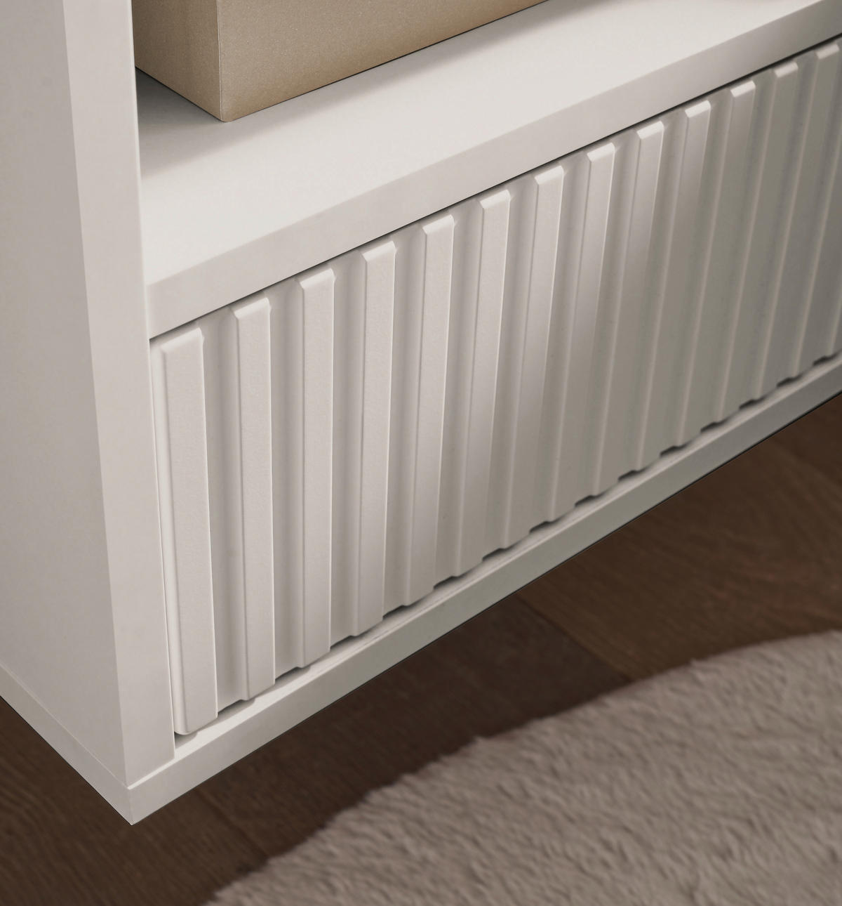 NACHTSCHRANK 46/31/32 cm  - Kaschmir, KONVENTIONELL, Holzwerkstoff (46/31/32cm) - Boxxx