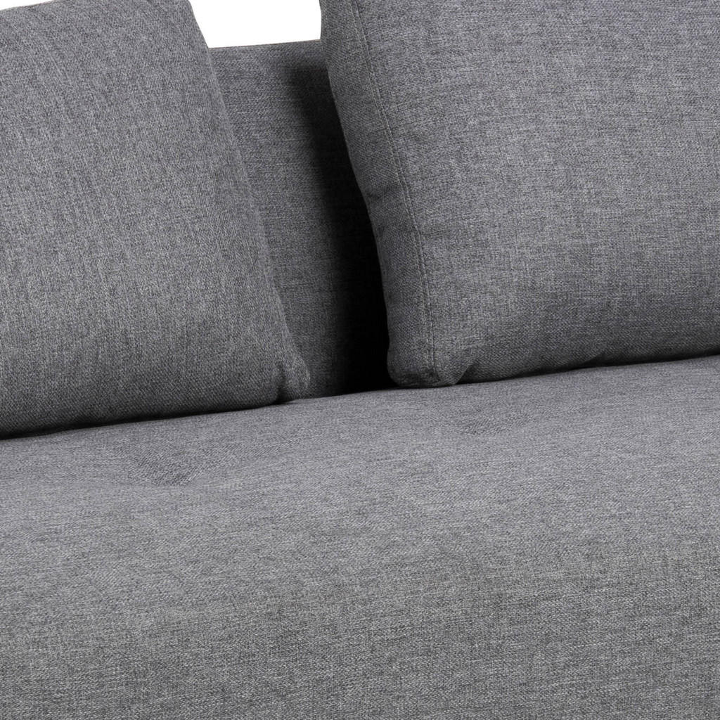 Thumbnail - Mid.you Schlafsofa, Grau, Eiche, Holz, Metall, Textil, Kautschukholz, Uni, 2-Sitzer, 180x74x86 cm, Wohnzimmer, Sofas & C...
