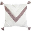 KISSENHÜLLE 45/45 cm  - Lila/Weiß, KONVENTIONELL, Textil (45/45cm) - Novel