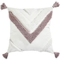 KISSENHÜLLE 45/45 cm  - Lila/Weiß, KONVENTIONELL, Textil (45/45cm) - Novel