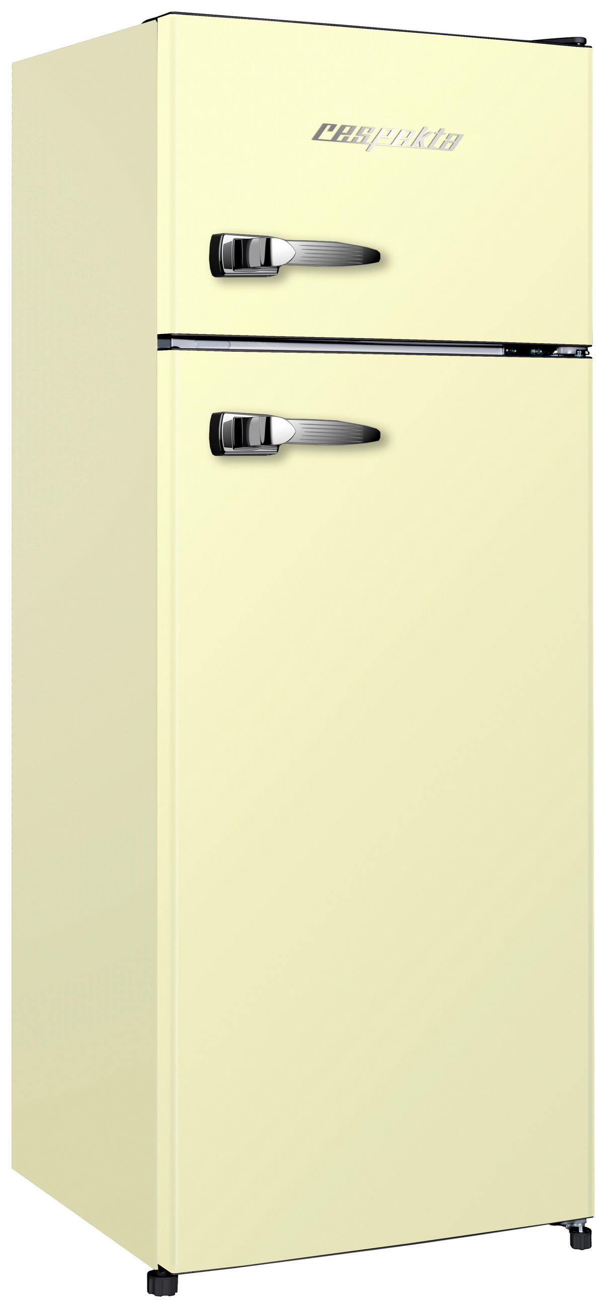 KÜHL-GEFRIER-KOMBINATION S144VC-52  - Creme, Trend, Glas/Kunststoff (54/142,8/55,1cm) - Respekta