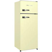 KÜHL-GEFRIER-KOMBINATION S144VC-52  - Creme, Trend, Glas/Kunststoff (54/142,8/55,1cm) - Respekta