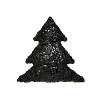 ZIERKISSEN  - Schwarz, LIFESTYLE, Kunststoff/Textil (45/45cm) - X-Mas