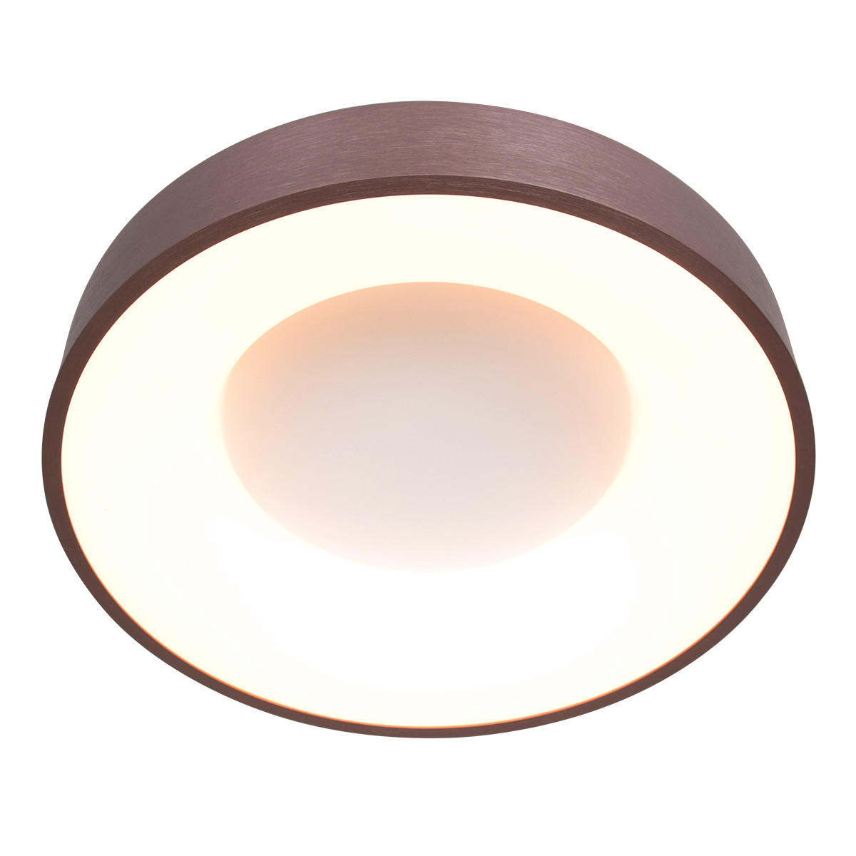 LED-DECKENLEUCHTE Ringlede 48/9 cm   - Bronzefarben, Basics, Kunststoff/Metall (48/9cm)