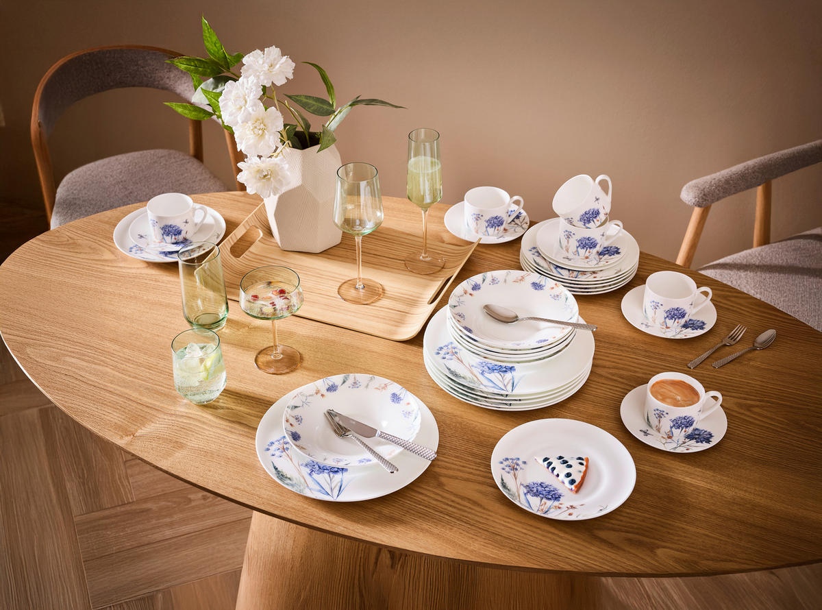 KÁVOVÝ SERVIS jemný kostný porcelán (fine bone china) keramika  - Trend, keramika - Novel