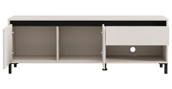 LOWBOARD  150,5/52/40 cm 1 Schublade(n) stehend  - Kaschmir/Schwarz, Basics, Holzwerkstoff/Kunststoff (150,5/52/40cm) - Carryhome