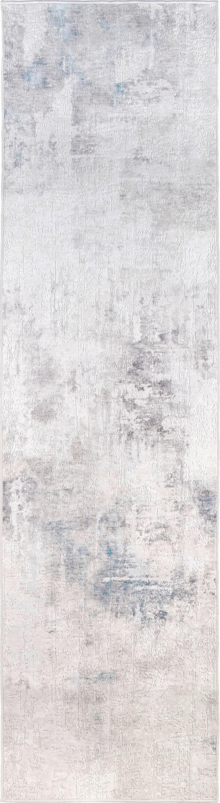 LÄUFER Ondea Jorg 80/300 cm  in Hellgrau, Pastellblau, Grauweiß  - Pastellblau/Hellgrau, Design, Kunststoff/Textil (80/300cm) - Lindorug