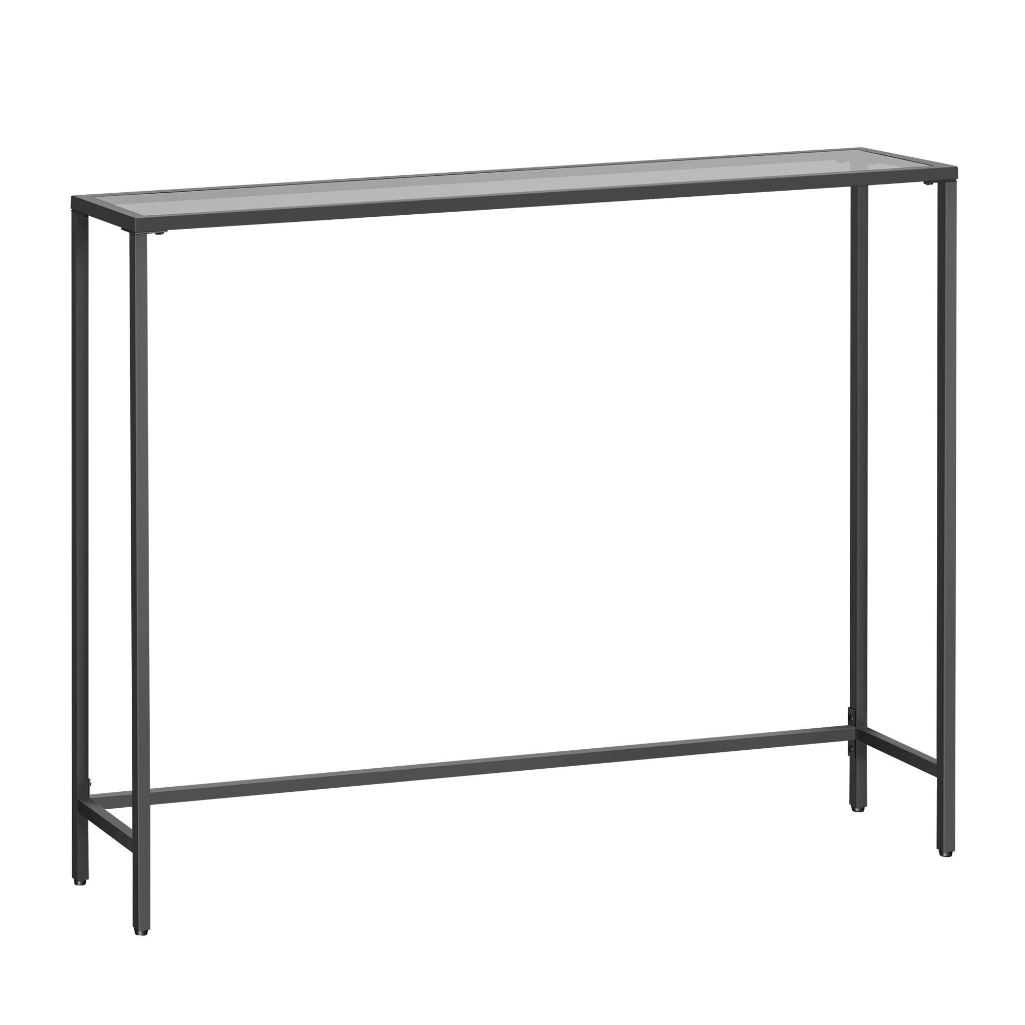 KONSOLENTISCH Goldfarben  - Goldfarben, Trend, Glas/Metall (100,5/80/20cm) - MID.YOU