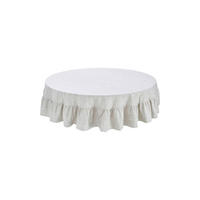 TISCHDECKE Sabina Textil Flachgewebe Beige 160/160 cm  - Beige, Basics, Textil (160/160cm)