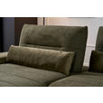 ECKSOFA Olivgrün Webstoff  - Schwarz/Olivgrün, KONVENTIONELL, Textil/Metall (191/273cm) - Carryhome