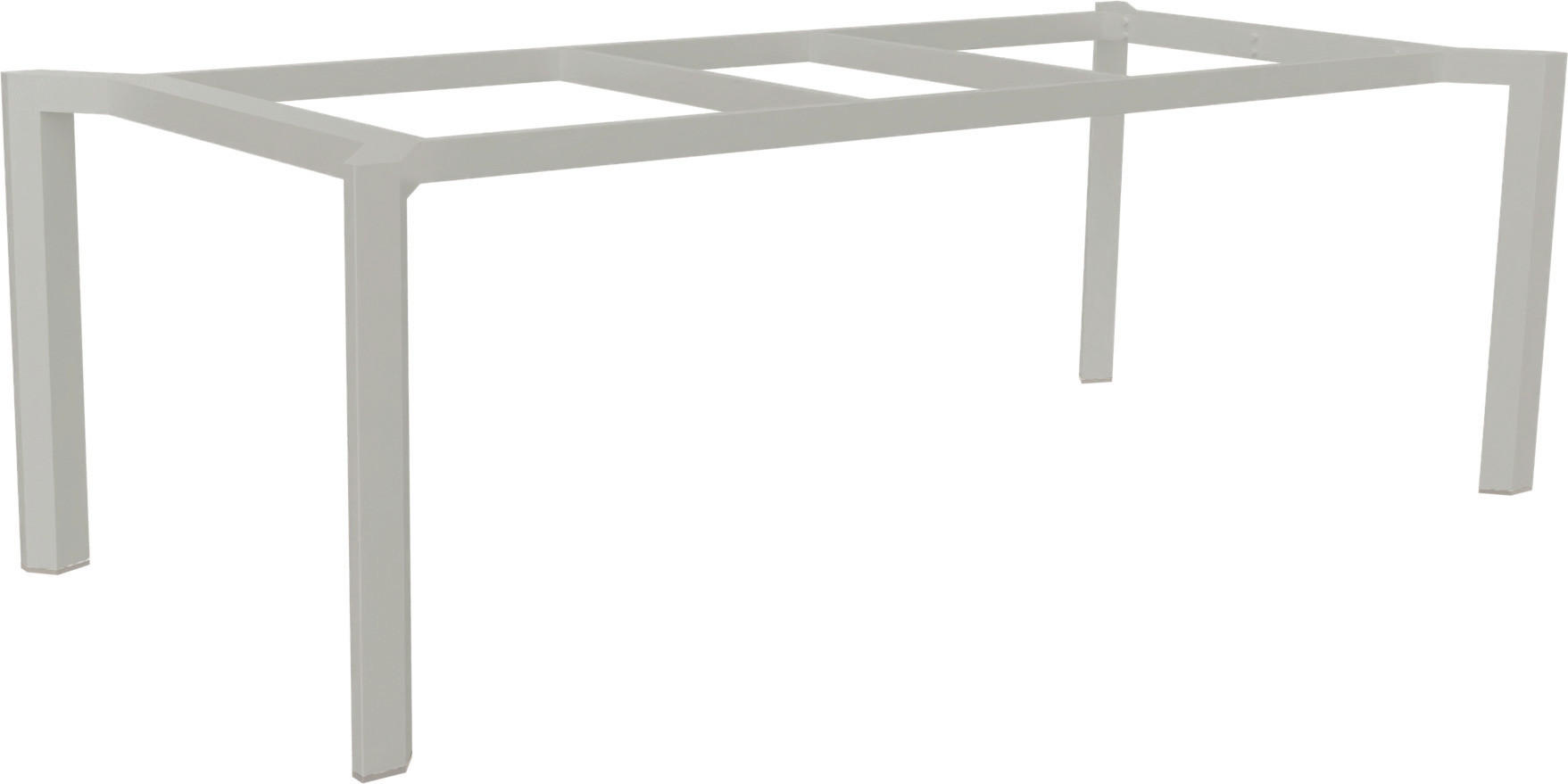 TISCHGESTELL 220/100/73 cm Metall  - Greige, Design, Metall (220/100/73cm) - Stern