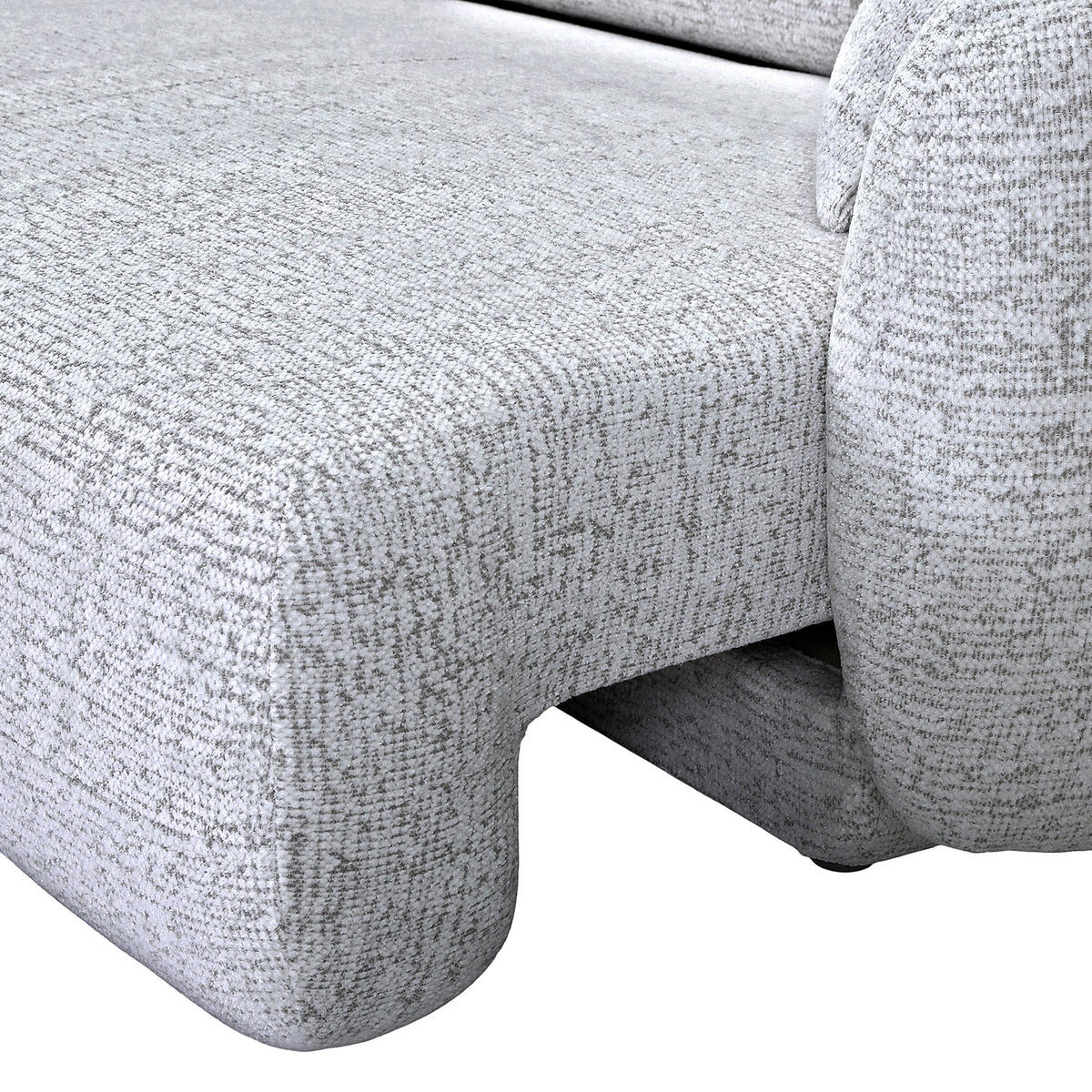 ECKSOFA Schwarz, Weiß Flachgewebe Zierkissen, Rücken echt, Sitztiefenverstellung  - Schwarz/Weiß, MODERN, Kunststoff/Textil (162/275cm) - Carryhome