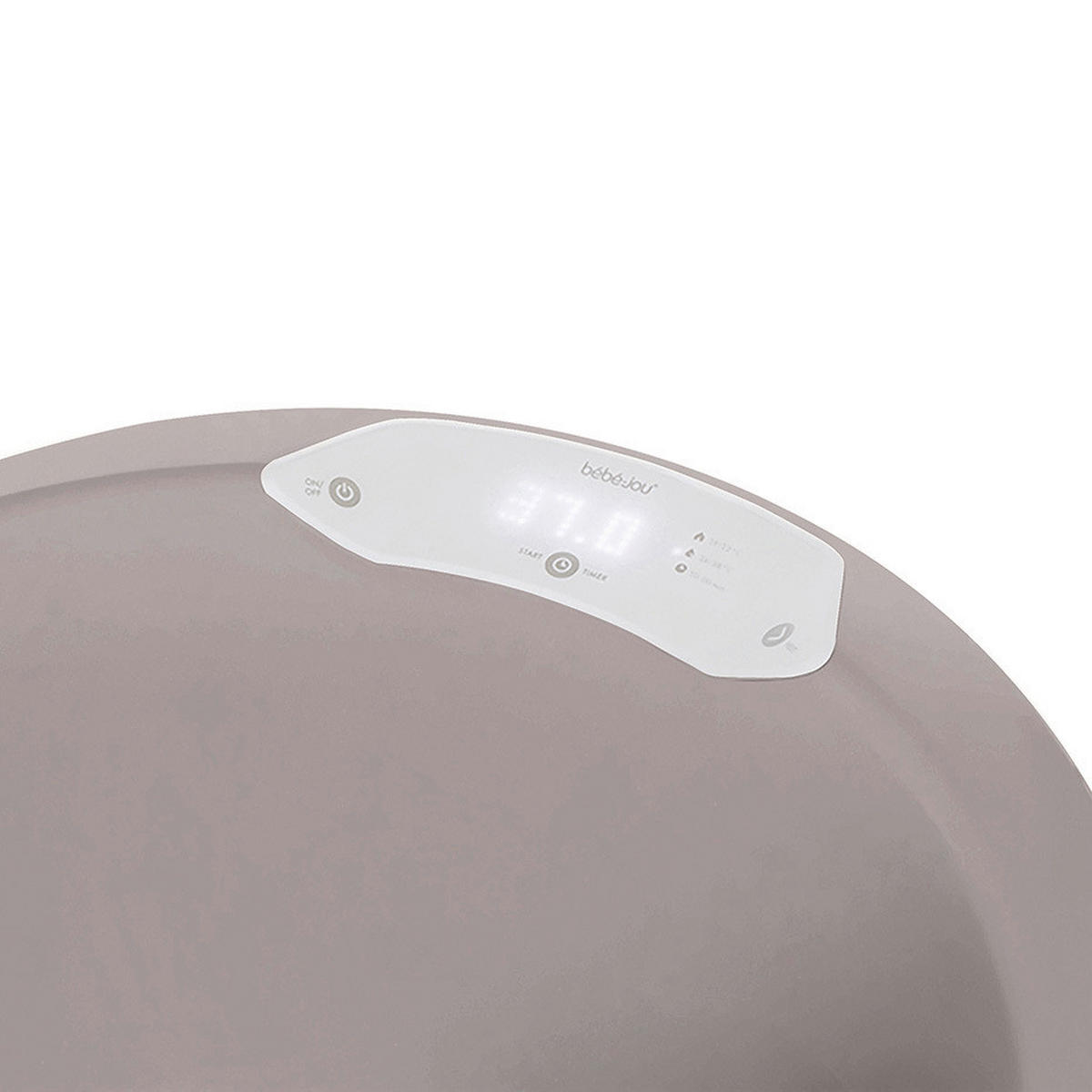 BABYBADEWANNE Chalk Brown  - Graubraun, Basics, Kunststoff (79.5/41.5/30.8cm) - Bebe Jou