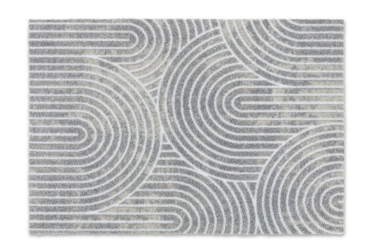 FUßMATTE  50/70 cm  Grau  - Grau, Basics, Kunststoff/Textil (50/70cm) - Astra