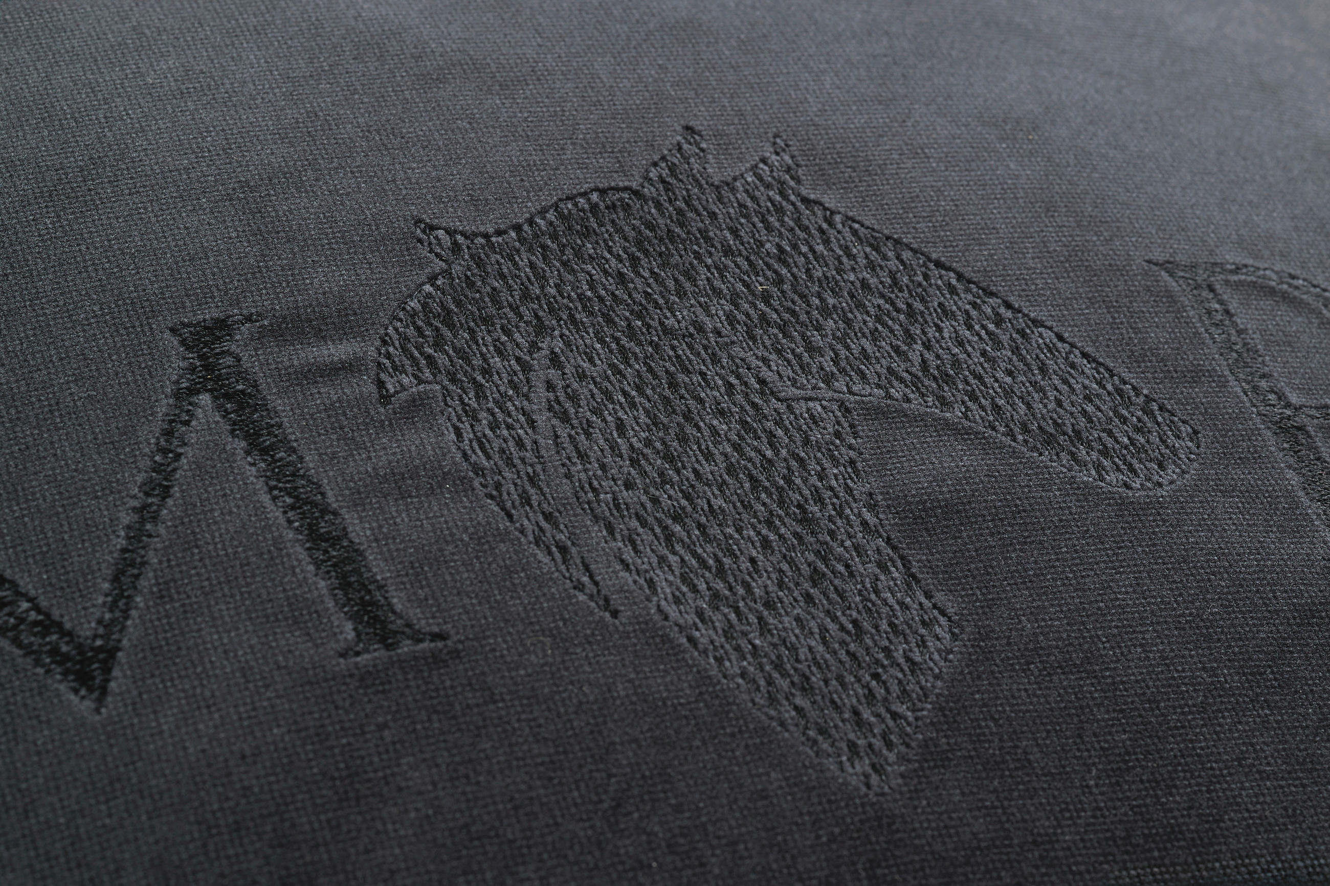 KISSENHÜLLE Marcel.Remus.Design- Manacor schwarz 40/40 cm  - Schwarz, Design, Textil (40/40cm) - Marcel Remus