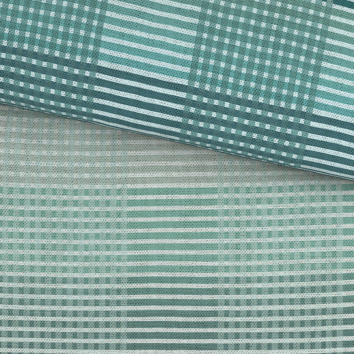 BETTWÄSCHE 2-teilig Flanell 140/200 cm  - Türkis, Textil (140/200cm) - Novel
