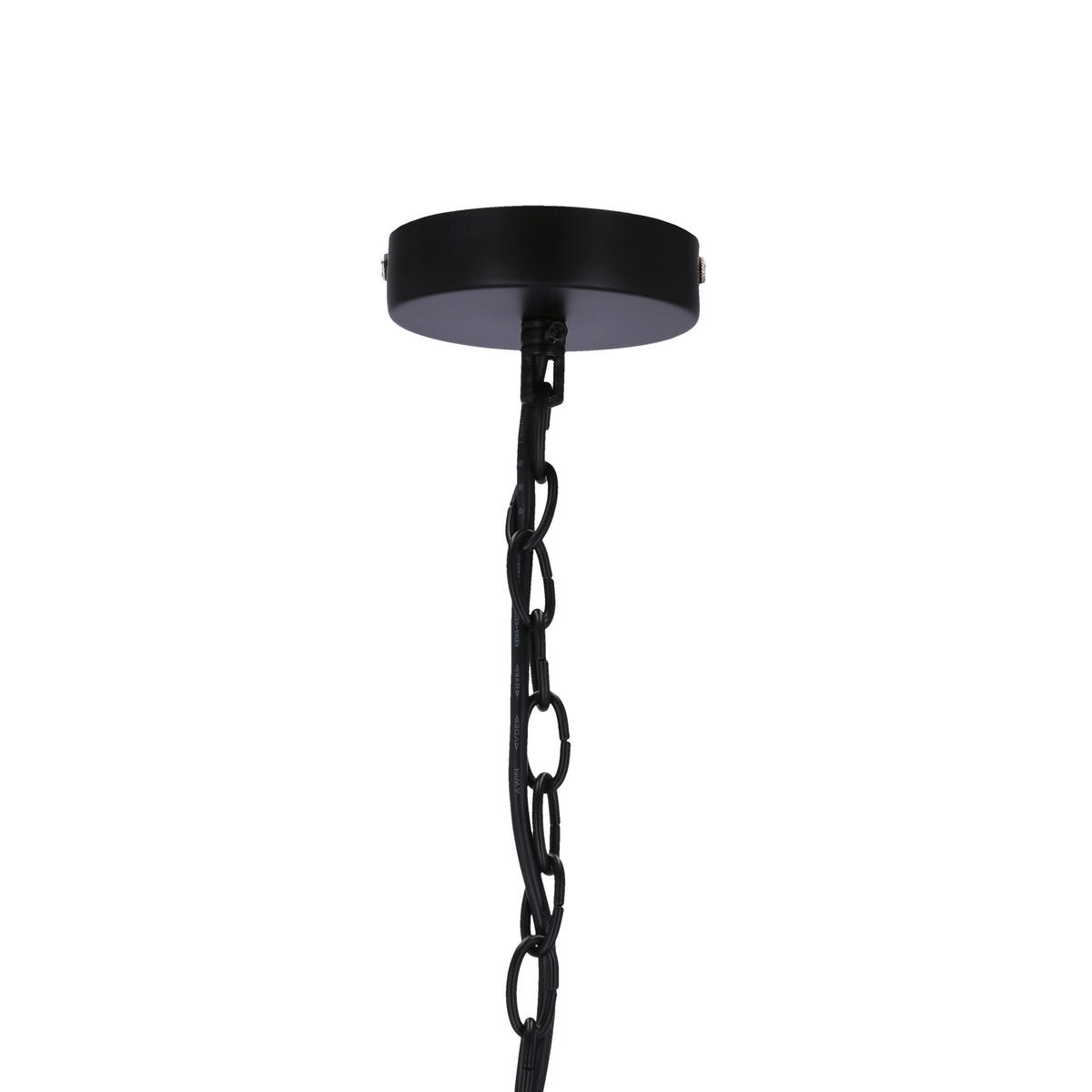 PENDELLEUCHTE Sparta 36/36/105 cm   - Schwarz, Design, Metall (36/36/105cm)