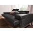 ZWEISITZER-SOFA Echtleder Anthrazit - Chromfarben/Anthrazit, Design, Leder (250/71/106cm) - Chilliano
