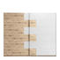 SCHWEBETÜRENSCHRANK in Weiß, Eichefarben - Eichefarben/Alufarben, Design, Holzwerkstoff/Metall (270/225/61cm) - Carryhome SCHWEBETÜRENSCHRANK in Weiß, Eichefarben - Eichefarben/Alufarben, Design, Holzwerkstoff/Metall (270/225/61cm) - Carryhome