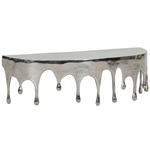 WANDREGAL 90/27/34 cm  - Silberfarben, MODERN, Metall (90/27/34cm) - Ambia Home