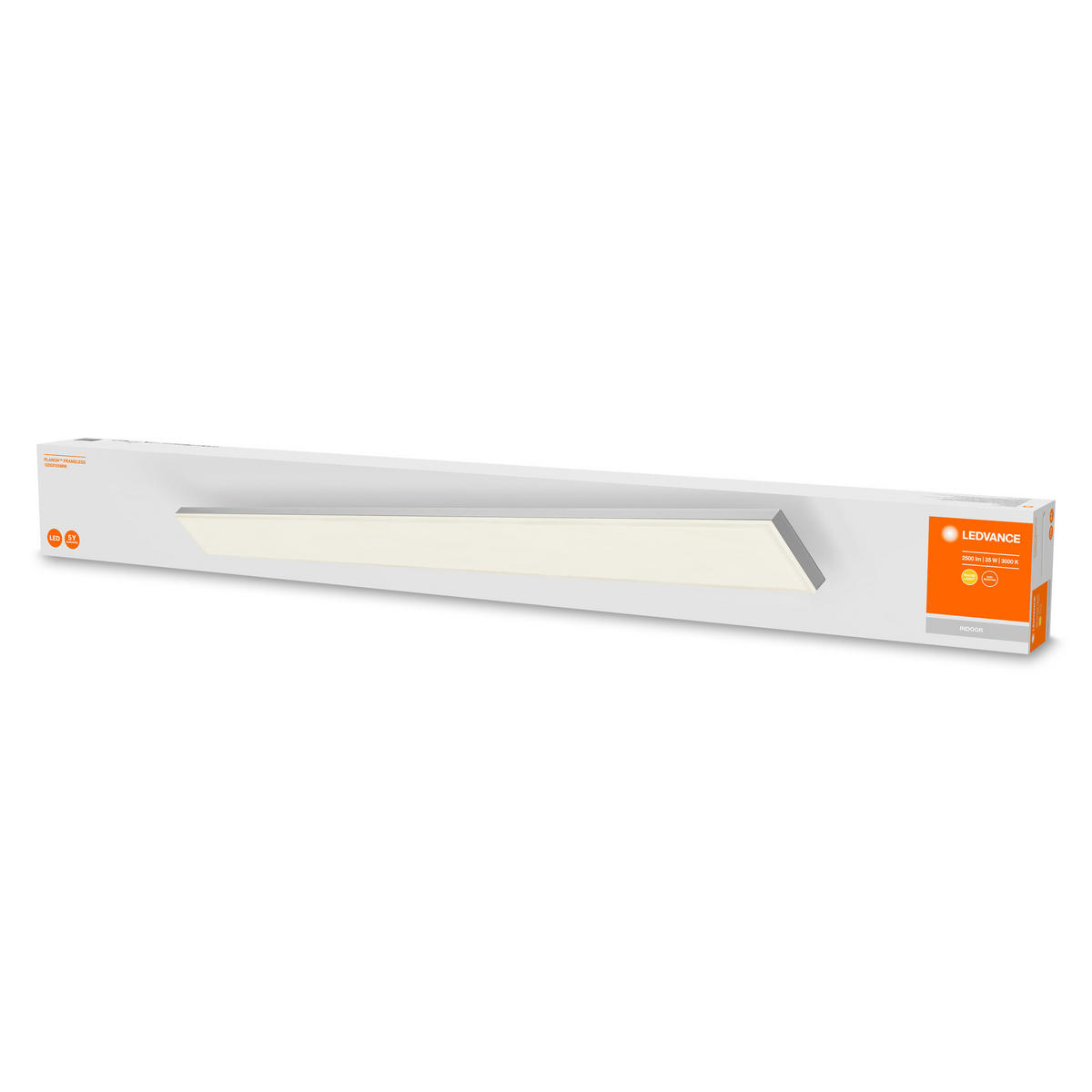 LED-PANEEL Planon Frameless 120/10/6,5 cm   - Weiß, Basics, Metall (120/10/6,5cm) - Ledvance