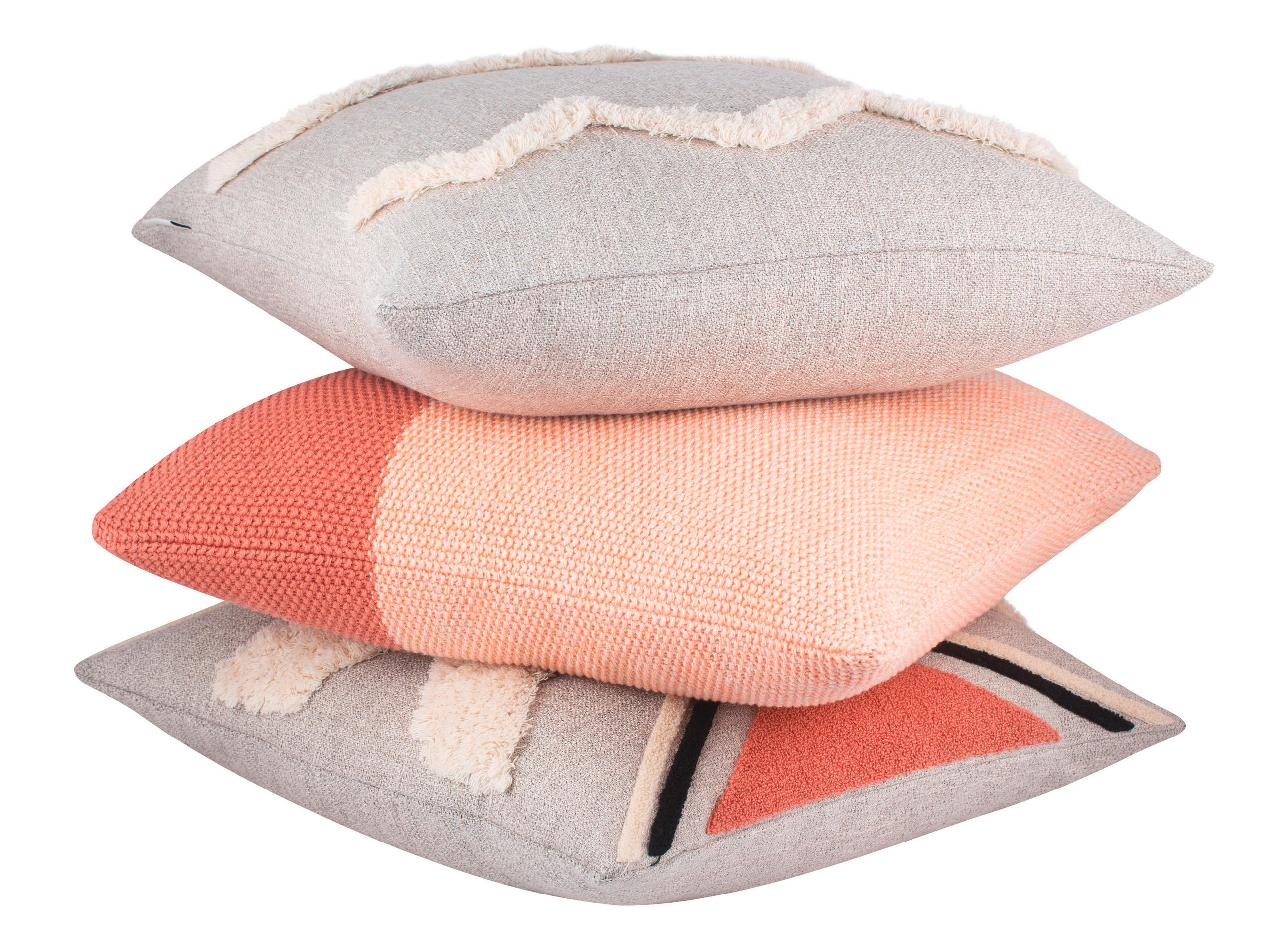 KISSENHÜLLE T-Ethno Mulit Zag 45/45 cm  - Beige/Naturfarben, Trend, Textil (45/45cm) - Tom Tailor